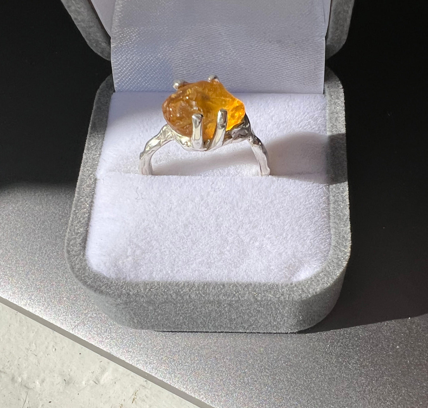 Amber ring