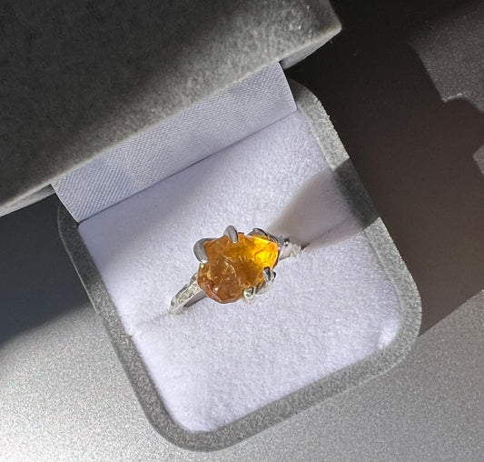 Amber ring