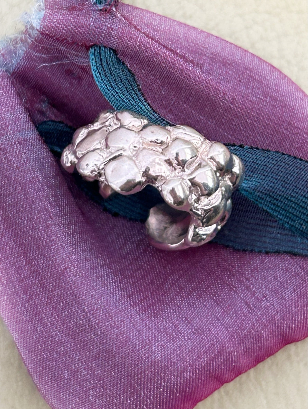 Raspberry ear cuff