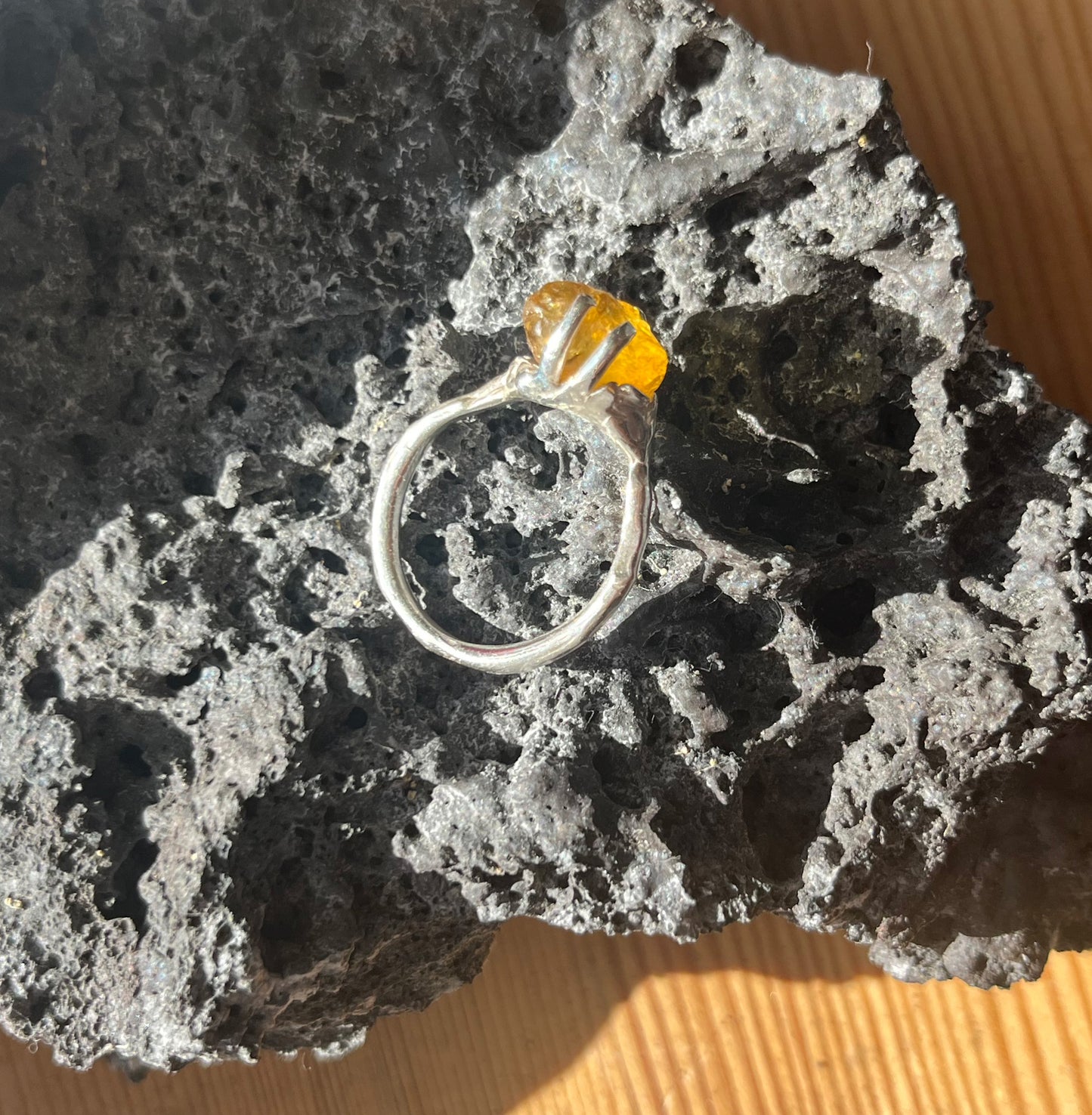 Amber ring