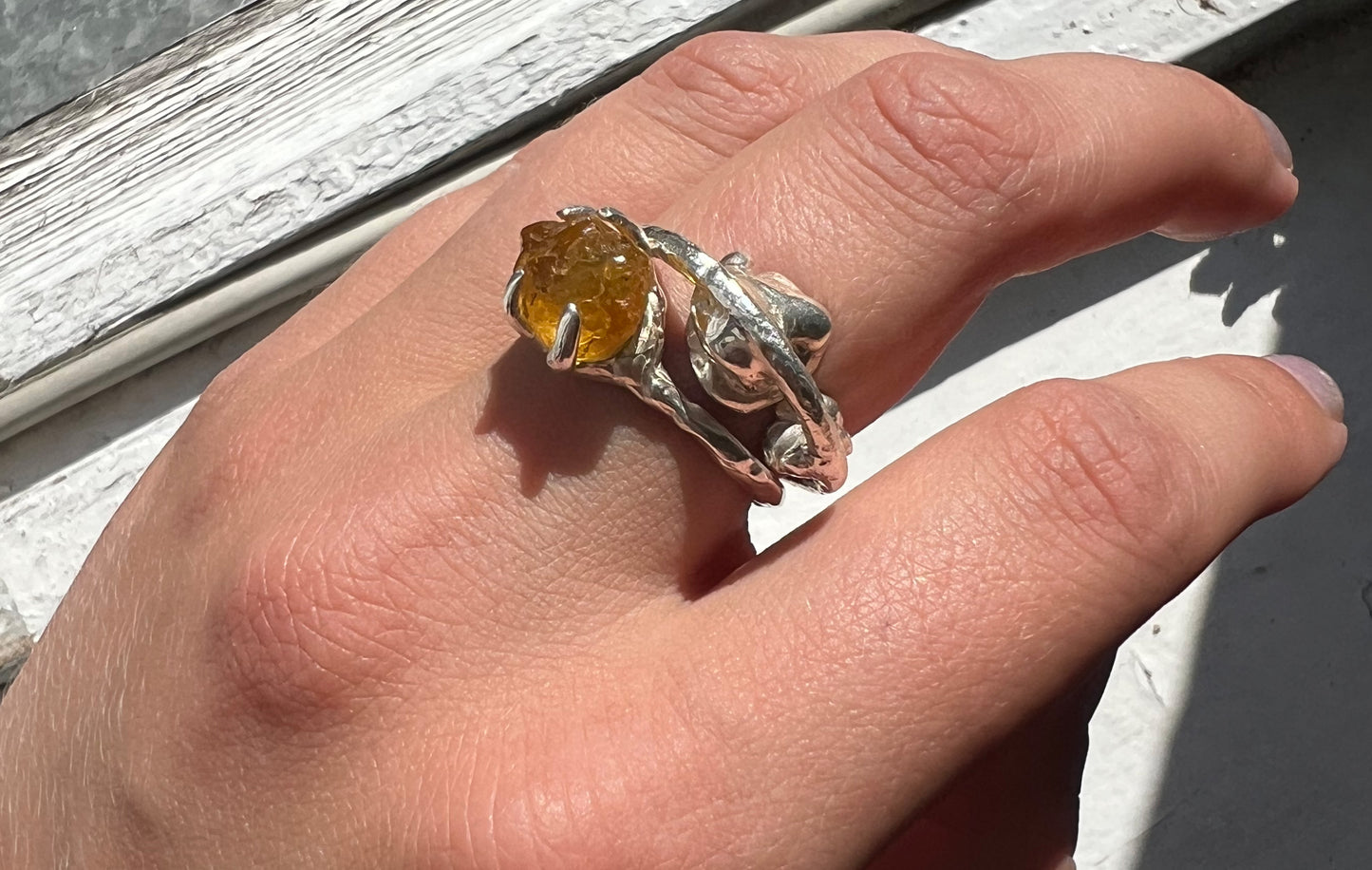 Amber ring