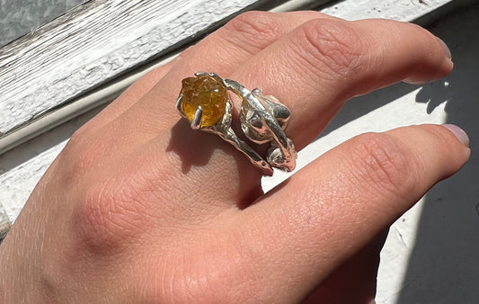 Amber ring